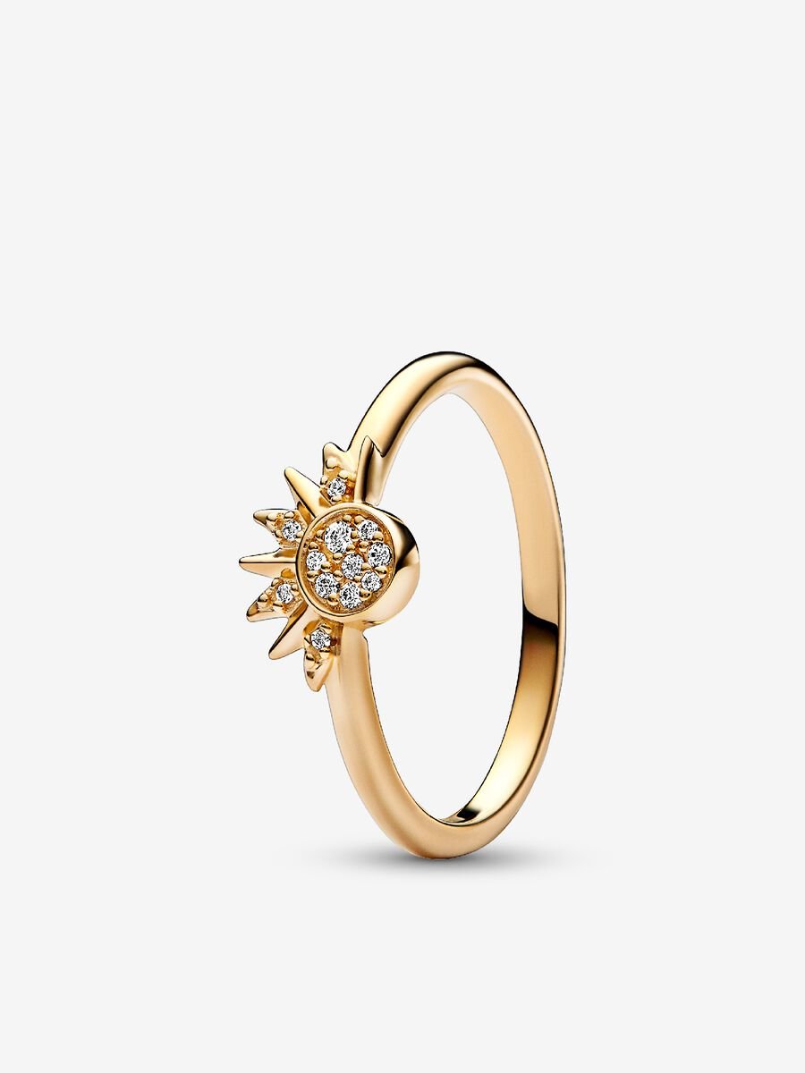 Celestial Sun & Moon Ring Set