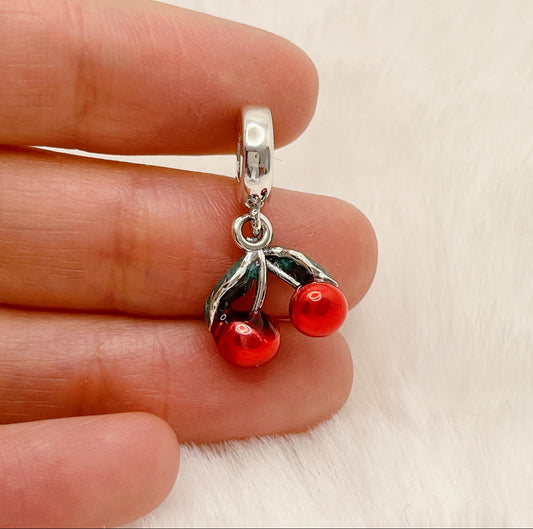 Cherry Fruit Dangle Charm